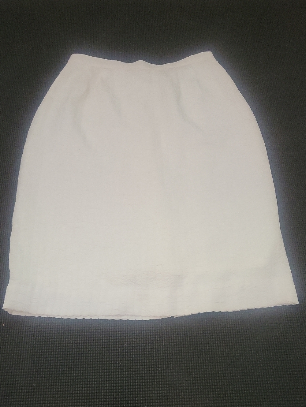 Classic White A-Line Women's Skirt